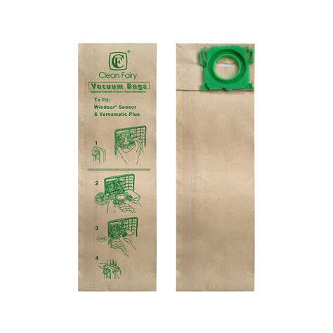 Cf Clean Fairy Pack Vacuum Filter Bags Compatible With Windsor Sensor