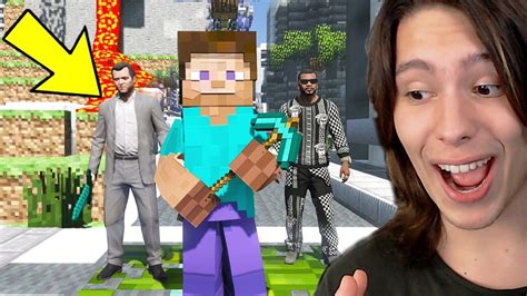 Jogando Minecraft No Gta Incr Vel Youtube