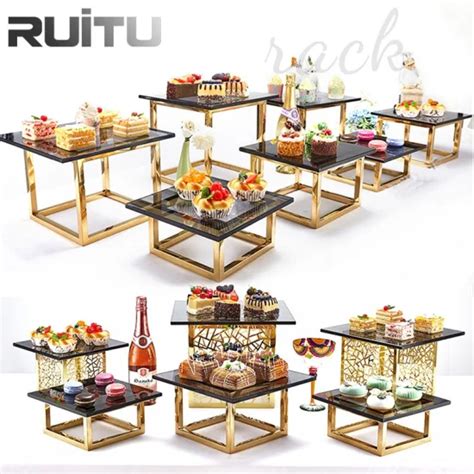 Party Banquet Equipment Decorative Sweet Cupcake Rack Buffet Stand Set