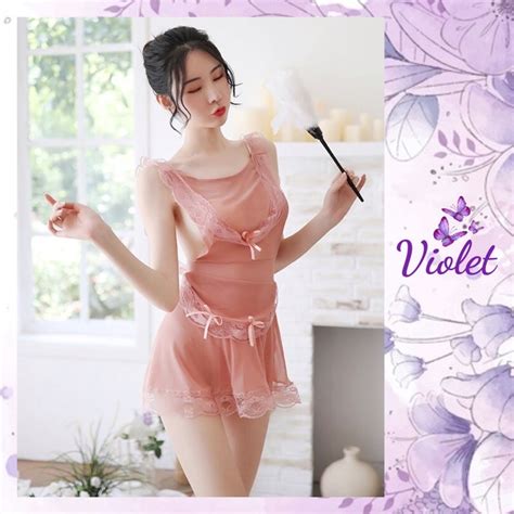 Jual Violet Lingerie Baju Tidur G String Sexy Pakaian Dalam Renda