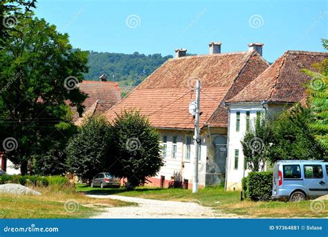 Typical Peasant House In The Village Cincu Grossschenk Transylvania