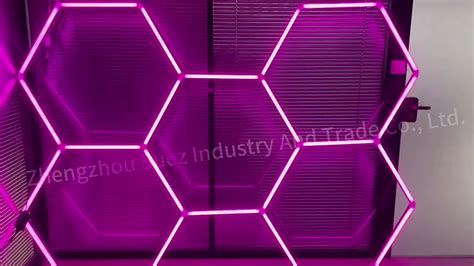 Factory Sell Hexagonal Grid Led Light Honeycomb Garage Lamp Led Hexagon