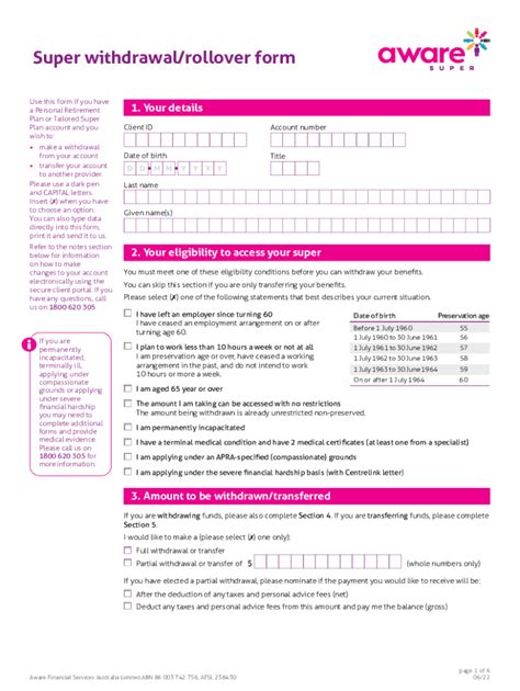super withdrawalrollover form blank fillable template fill