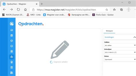 Uitlegvideo Inleveren Opdrachten In Magister Youtube