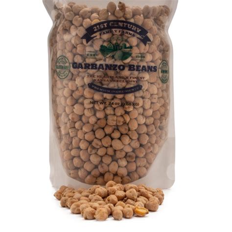 24 oz Gourmet Garbanzo Beans (Chickpea) - 21st Century Bean