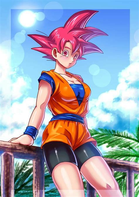 Female Super Saiyan God Goku Personajes De Goku Dragones Personajes De Dragon Ball