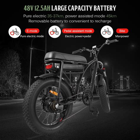 Bezior Xf Electric Bike V W Ah Battery Max Speed Km H