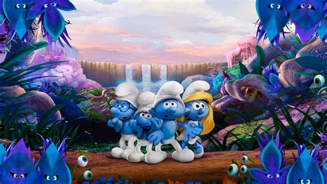 Smurfs The Lost Village UHD 8K Wallpaper Pixelz