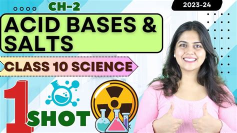 Acid Bases And Salts Class 10 Science Chapter 2 One Shot Boards