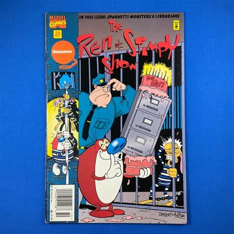 The Ren Stimpy Show Newsstand Upc Marvel Comics Comic Book