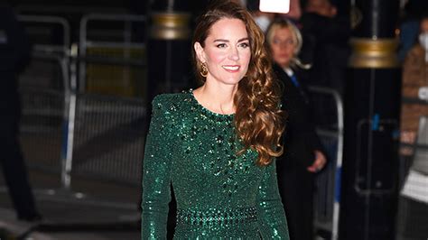 Kate Middleton’s Green Sequin Gown At Royal Variety Performance Photos Hollywood Life