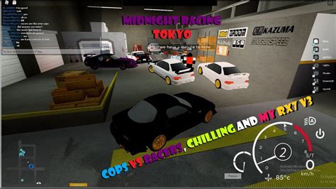 [roblox] Midnight Racing Tokyo Racers Vs Cops Chilling And V3 Rx7 Youtube