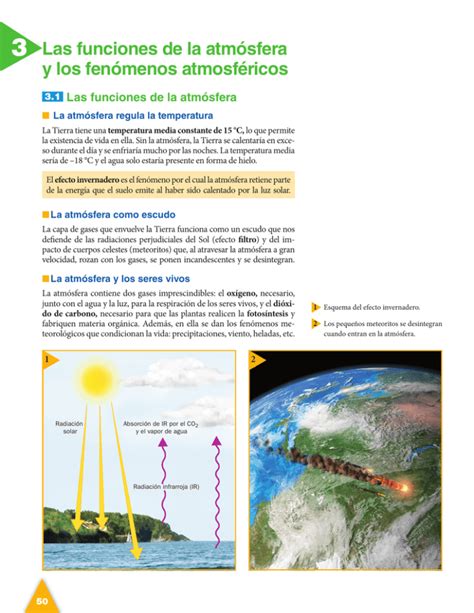 Las Funciones De La Atmósfera Y Los Fenómenos Atmosféricos