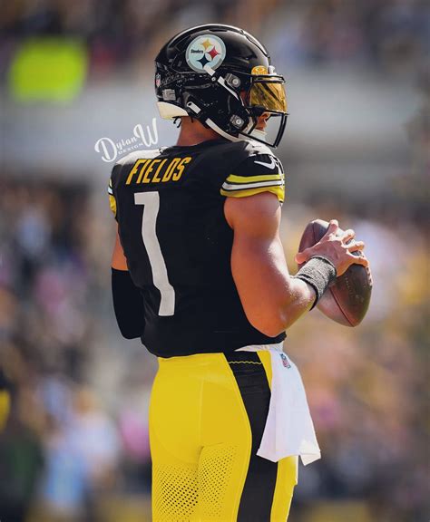 Justin Fields Steelers Uniform