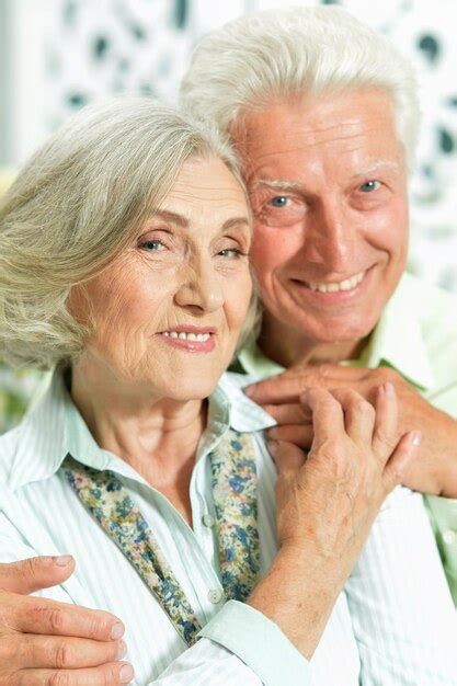 Premium Photo Close Up Portrait Of Happy Senior Couple Posing