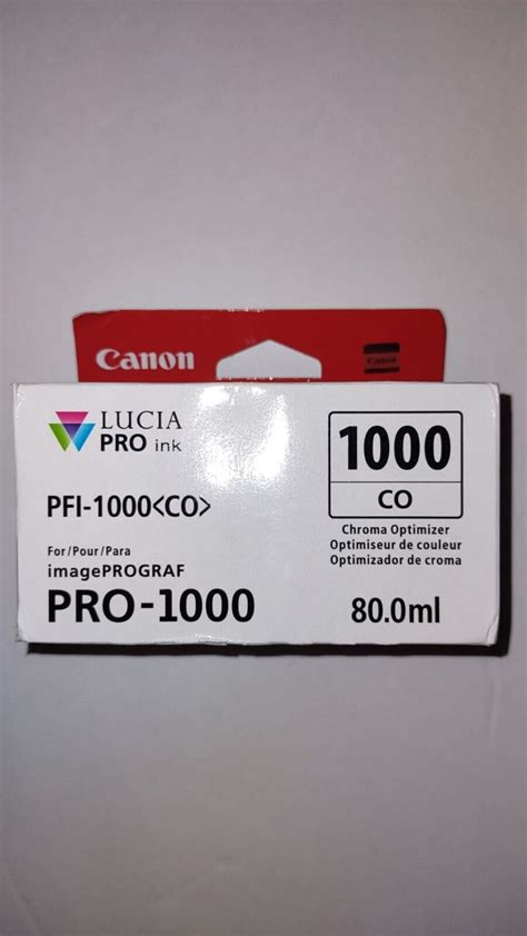 Canon Lucia Pro Pfi Original Ink Cartridge Chroma Optimizer