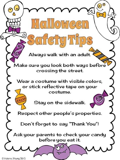 Printable Halloween Safety Tips