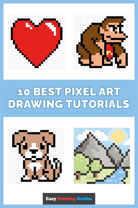 10 Easy Pixel Art Step By Step Drawing Tutorials Nbkomputer