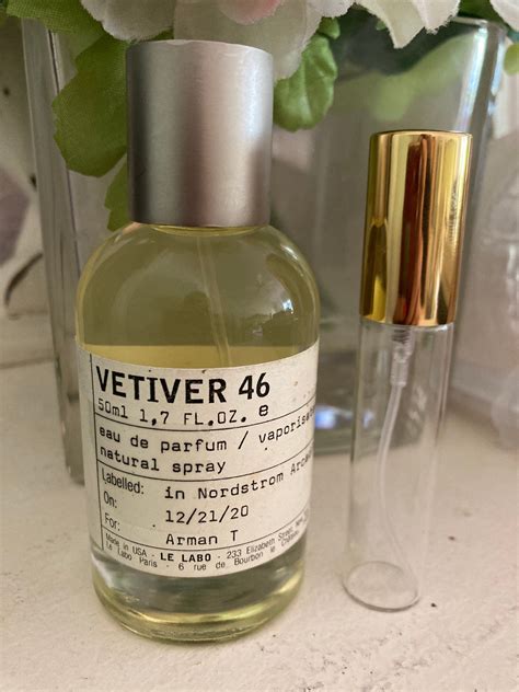 Le Labo Vetiver Edp Eau De Parfum Perfume Ml Decant Etsy