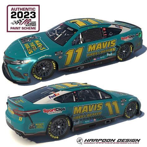 2023 Denny Hamlin Mavis Tires and Brakes Camry in 2023 | Denny hamlin ...