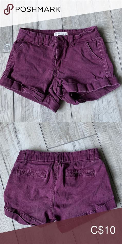 dark purple shorts women