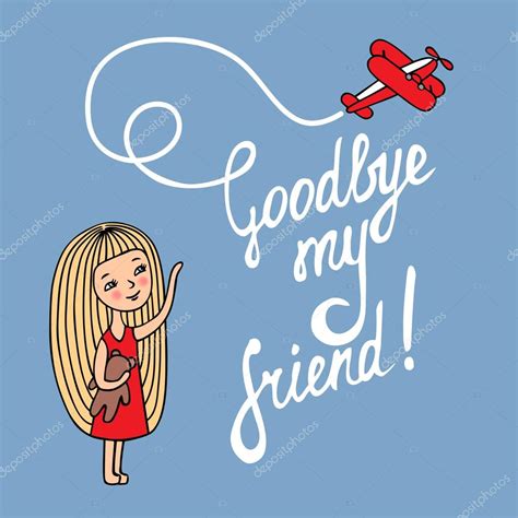 Goodbye my friend — Stock Vector © EvgeniaVV #111046122