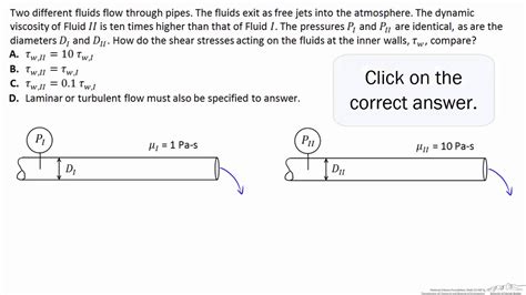 Comparing Shear Stresses On A Pipe Wall Interactive YouTube