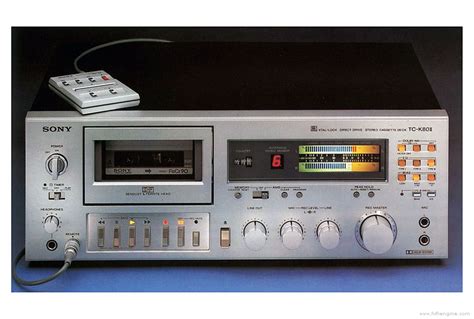 Sony TC K80 Stereo Cassette Deck Manual HiFi Engine