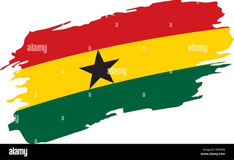 Ghana flag, vector illustration Stock Vector Image & Art - Alamy