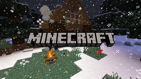 Minecraft Cozy Snowy Ambiance And Music Relax And Sleep YouTube