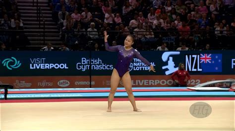 Yeo Seojeong Kor 2022 Artistic Worlds Liverpool Gbr Qualifications Floor Exercise Youtube