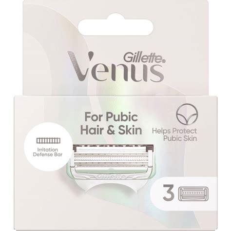 Gillette Venus For Pubic Hair Skin Razor Blades Pack Woolworths