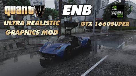 GTA 5 QuantV ENB Ultra Realistic Graphics Mod Gameplay On GTX