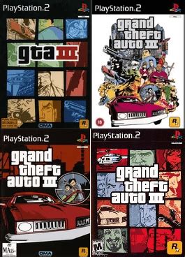 TIL GTA 3 had 4 different covers : r/GTA