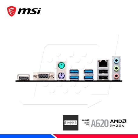 MAINBOARD MSI PRO A620M E AM5 AMD