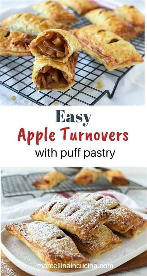 Puff Pastry Apple Turnovers From Scratch Marcellina In Cucina