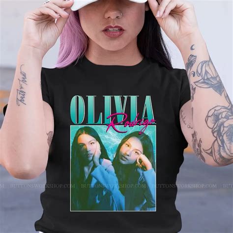 Olivia Rodrigo Green Shirt Unisex Tshirt - buttonsworkshop.com