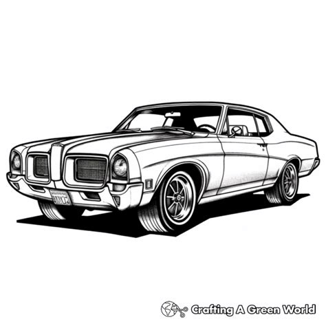 Muscle Car Coloring Pages Free And Printable