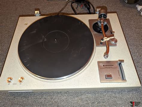 Kenwood Kd Granite Turntable For Parts Repair Photo