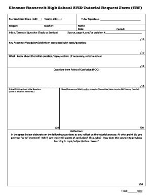 Trf Template Fill Online Printable Fillable Blank Pdffiller