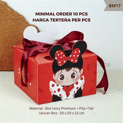 Jual Box Snack Ulang Tahun Anak Kotak Snack Ulang Tahun Anak