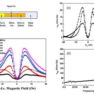 A Schematic Configuration Of P Vdf Hfp Metglas Laminate The Polymer