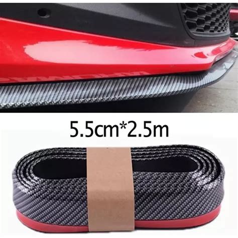 Lip Samurai Universal Facia Faldon Flexible Estribo Spoiler Negro