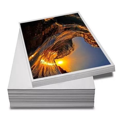 40 folhas Papel Fotográfico ADESIVO Glossy Brilhante 135g Prova D água