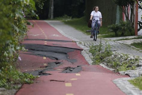 Ciclovias De Curitiba Enfrentam Realidade De Buracos De Falta De Ilumina O