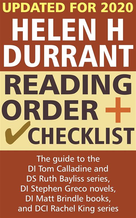 Helen H Durrant Reading Order And Checklist The Guide To The Di Tom