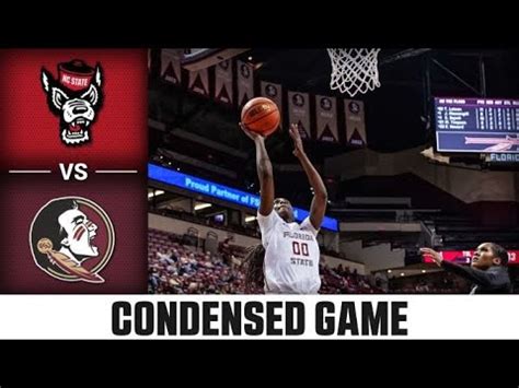 NC State Vs Florida State Condensed Game 2022 23 ACC Womens