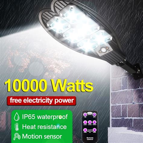 10000Watts Lâmpada solar 108COB Luminária Solar LED À Prova D água