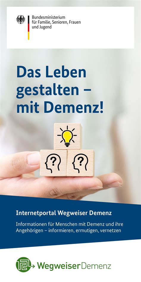 Wegweiser Demenz Material Flyer