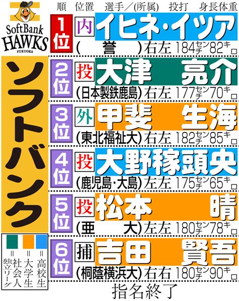 【ドラフト】ソフトバンク4位大島・大野稼頭央 和田毅に弟子入り志願「ずっと目標としている」 プロ野球写真ニュース 日刊スポーツ